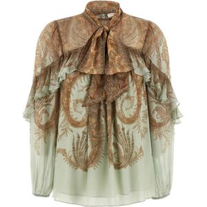 Zimmermann, Dames, Blouses & Shirts, Veelkleurig, Maat: 2XS Viscose,