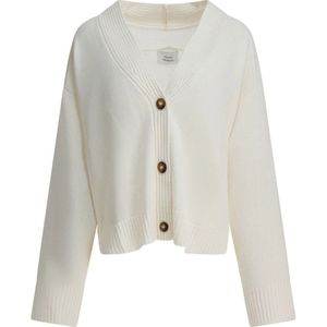 Loulou Studio, Dames, Truien, Wit, Maat: S Kasjmier,