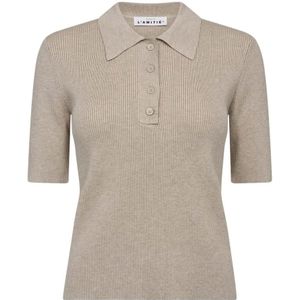 Haute L'Amitié, Dames, Tops, Beige, Maat: XS Viscose,