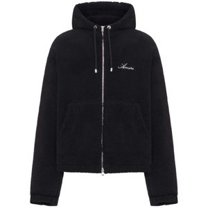 Amiri, Heren, Sweatshirts & Hoodies, Zwart, Maat: M Fleece,