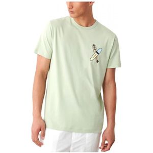 Colmar, Heren, Tops, Groen, Maat: M Katoen,