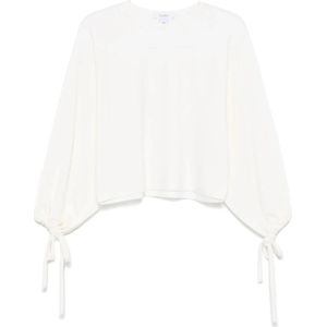 Max Mara, Dames, Truien, Wit, Maat: S