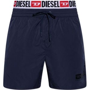 Diesel, Heren, Badkleding, Blauw, Maat: L Denim,