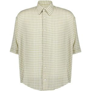 Ami Paris, Heren, Overhemden, Wit, Maat: L Viscose,