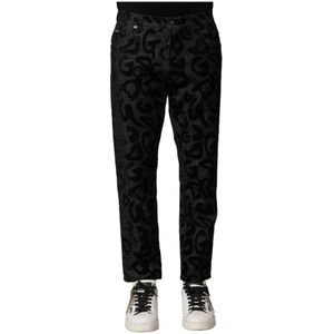 Dolce & Gabbana, Heren, Jeans, Grijs, Maat: S Katoen,