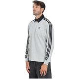 Longsleeve - Jersey - Zwart - Geribbelde Kraag - Losse Pasvorm