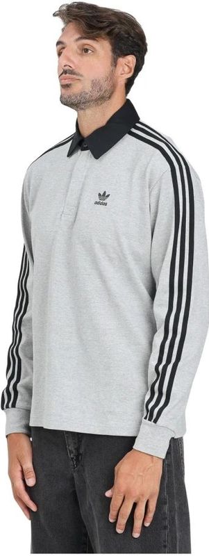 Longsleeve - Jersey - Zwart - Geribbelde Kraag - Losse Pasvorm