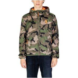 U.s. Polo Assn., Heren, Jassen, Groen, Maat: S Polyamide,