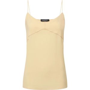 Fabiana Filippi, Dames, Tops, Beige, Maat: XS Viscose,