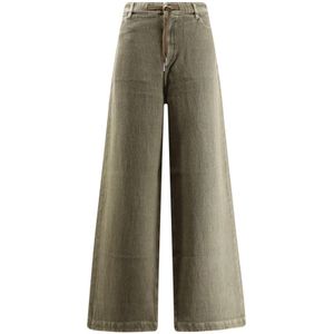 Golden Goose, Dames, Jeans, Groen, Maat: W26 Katoen,