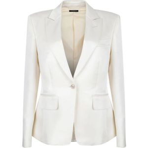 Tom Ford, Dames, Jassen, Beige, Maat: S Zijde,