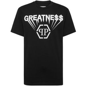 Philipp Plein, Heren, Tops, Zwart, Maat: L