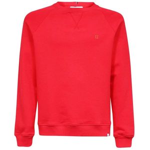 Les Deux, Heren, Sweatshirts & Hoodies, Rood, Maat: XL Katoen,