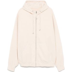 Maison Margiela, Heren, Sweatshirts & Hoodies, Beige, Maat: S Katoen,