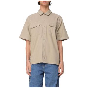 Dickies, Heren, Overhemden, Beige, Maat: M