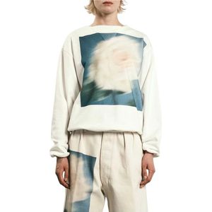 Tanaka, Dames, Sweatshirts & Hoodies, Wit, Maat: XS Katoen,