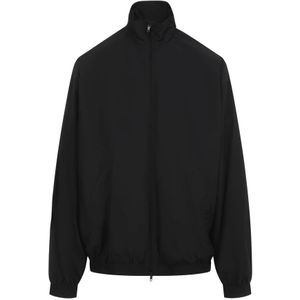 Balenciaga Zwarte jas voor mannen Aw24 , Black , Heren , Maat: S