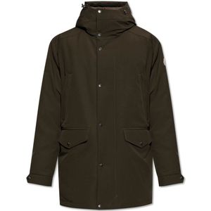 Moncler, Heren, Jassen, Groen, Maat: L