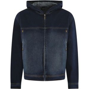 Daily Paper, Heren, Jassen, Blauw, Maat: S Denim,