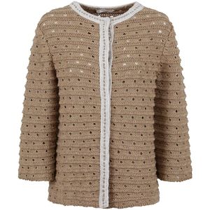 Charlott, Dames, Truien, Bruin, Maat: M Katoen,