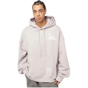 Mitchell & Ness, Heren, Sweatshirts & Hoodies, Paars, Maat: XL Katoen,
