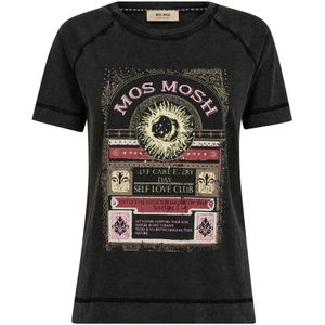 MOS Mosh, Dames, Tops, Zwart, Maat: XL Katoen,