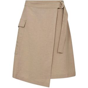 MOS Mosh, Dames, Rokken, Bruin, Maat: XS Viscose,