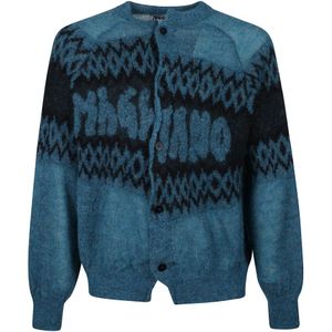 Magliano, Heren, Truien, Blauw, Maat: L Wol,