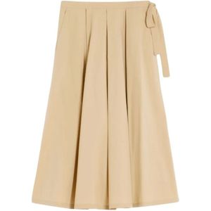Max Mara, Dames, Rokken, Beige, Maat: S