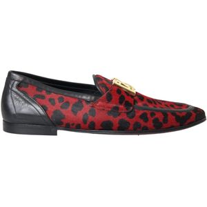 Dolce & Gabbana, Heren, Schoenen, Rood, Maat: 39 EU Leer,