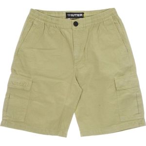 Iuter, Heren, Korte broeken, Beige, Maat: XS Katoen,