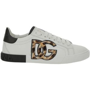 Dolce & Gabbana, Dames, Schoenen, Wit, Maat: 36 EU Leer,