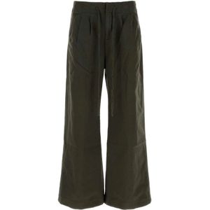 Entire Studios, Dames, Broeken, Groen, Maat: S Katoen,