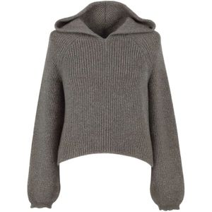 Twinset, Dames, Truien, Grijs, Maat: S Wol,