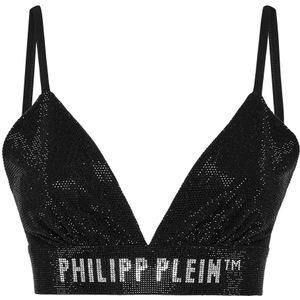 Philipp Plein, Dames, Ondergoed, Zwart, Maat: 2XL Katoen,