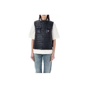 Moncler Gewatteerd Vest , Black , Dames , Maat: M