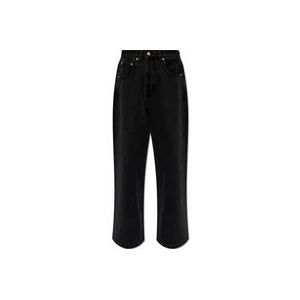 Jacquemus Jeans met wijde pijpen , Black , Dames , Maat: W27
