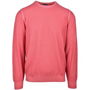Vengera, Heren, Truien, Roze, Maat: 3XL Wol,