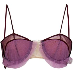 Nensi Dojaka, Dames, Ondergoed, Paars, Maat: XS Poliester,