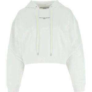 Stella McCartney, Dames, Sweatshirts & Hoodies, Wit, Maat: XS Katoen,