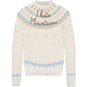 Saint Barth, Dames, Truien, Wit, Maat: S Viscose,