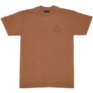 Huf, Heren, Tops, Bruin, Maat: L Katoen,