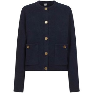 TotêMe, Dames, Truien, Blauw, Maat: S Wol,