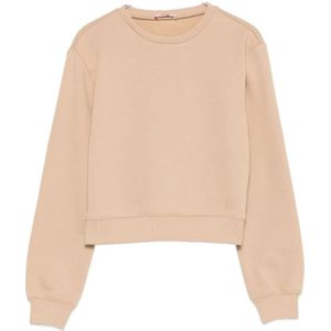 Liu Jo, Dames, Sweatshirts & Hoodies, Bruin, Maat: XS