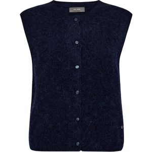 MOS MOSH - Thora - Gebreid Vest - Blauw