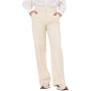 Selected Femme, Dames, Broeken, Beige, Maat: L Katoen,