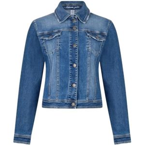 Liu Jo, Dames, Jassen, Blauw, Maat: S Katoen,