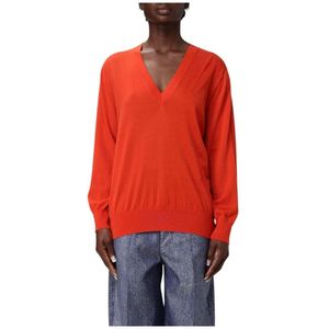 Bottega Veneta, Dames, Truien, Rood, Maat: L