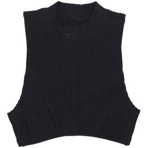 Loungewear - Tanktop - Geribd - Zacht - Geborduurde Swoosh
