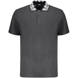Versace, Heren, Tops, Grijs, Maat: L Katoen,